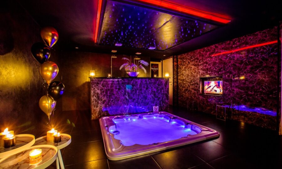 Bubbelbad bij Sauna Privada Rotterdam